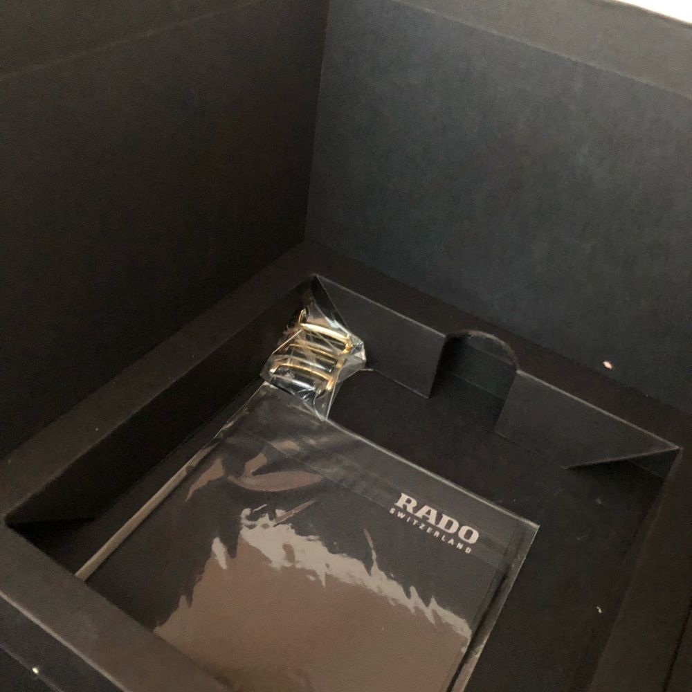NWT. Rado Gold/Black Automatic - Picture 2 of 8